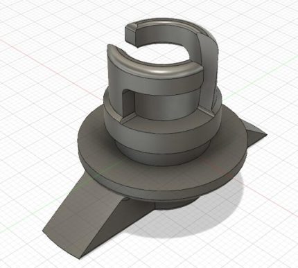 Клапан лодки ПВХ (.stl + .f3d)