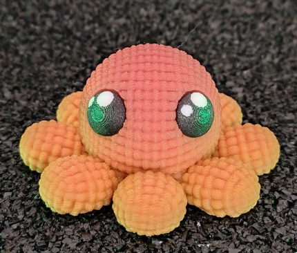 Crocheted Baby Octopus